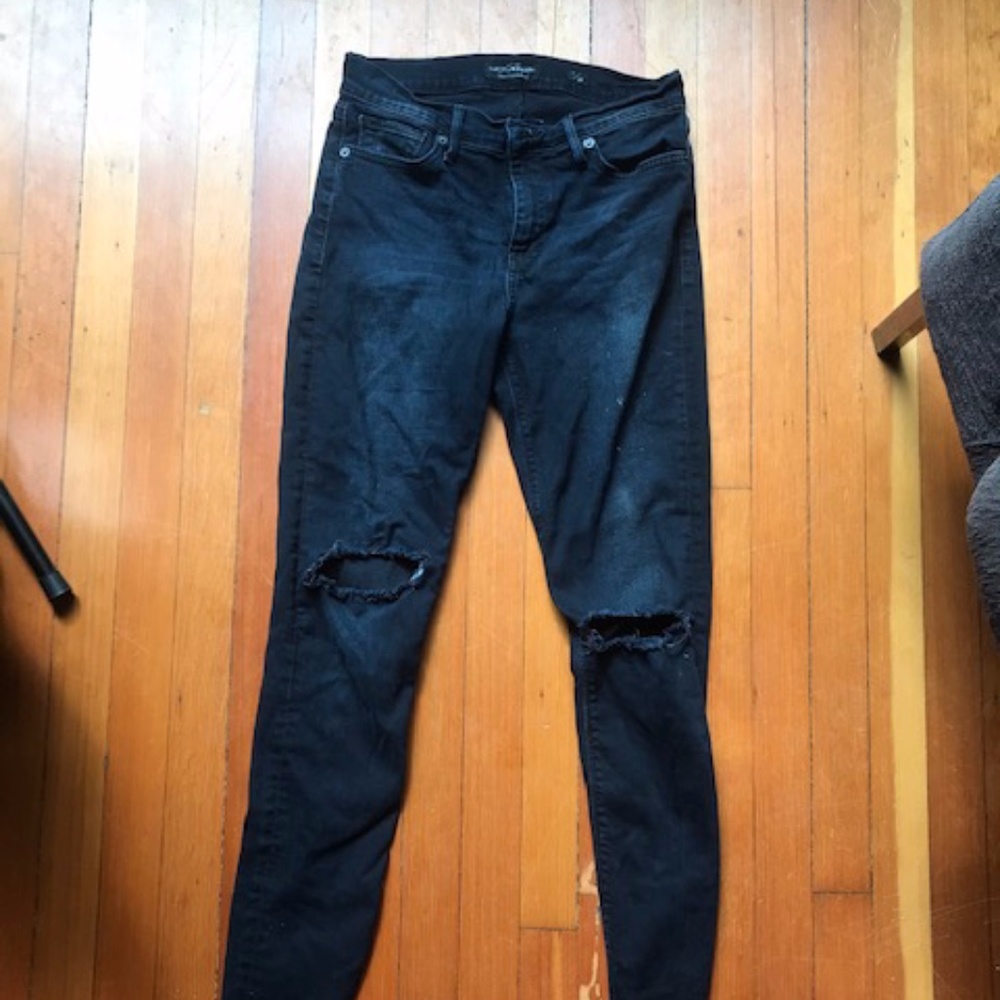 Women's Lucky Brand Jeans 'Brooke Legging' Black 6